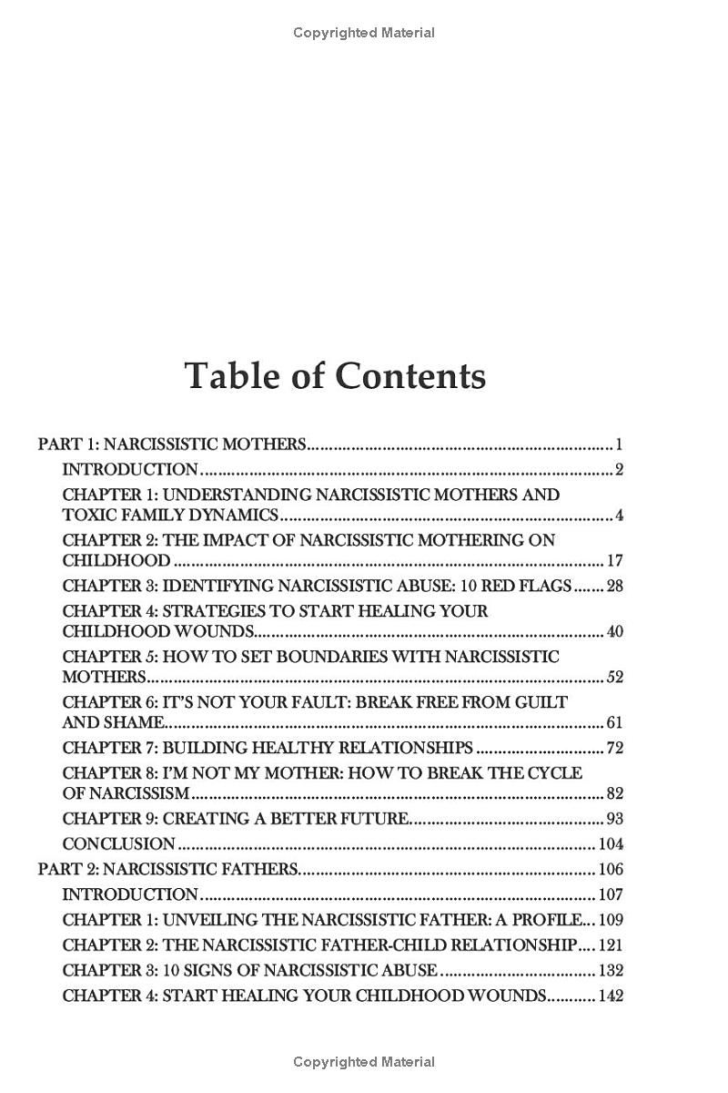 Narcissistic Parents: A Healing Guide to Breaking Free from Toxic Family Patterns and Rediscovering Your True Self (Self-Development)