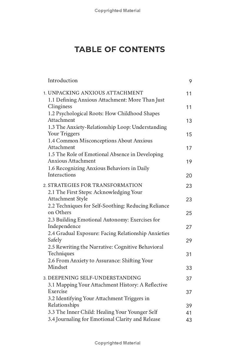 Effective Anxious Attachment Recovery: Learn How to Heal Emotional Wounds, Conquer Relationship Fears, and Build Secure and Loving Attachments