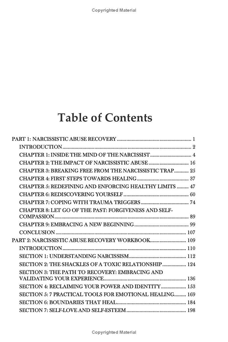 The Narcissistic Abuse Recovery Guide and Workbook: The Ultimate Toolkit for Healing and Thriving Beyond Toxic Relationships (Self-Development)