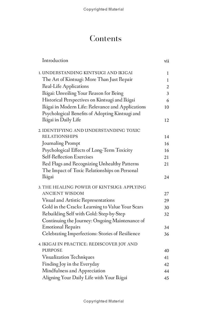 Toxic Relationship Recovery with Kintsugi and Ikigai: Simplify the Emotional Healing Process, Find Personal Happiness, Joy & Validate Your Self-Worth with Japanese Philosophies