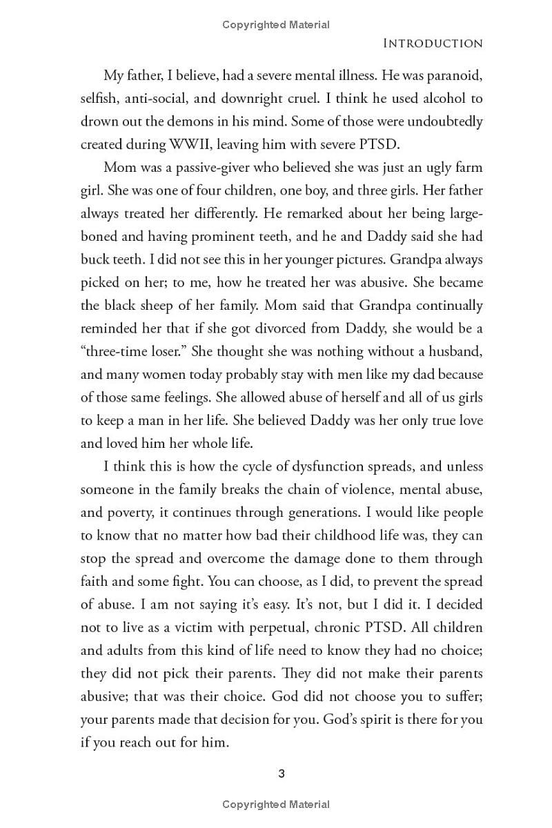 DANCING ON DADDYS GRAVE: Forgiveness is the Key to Survival and Healing. You Have to Let Go of the Fear and Hurt and Learn to Live With Your PTSD. Break the Cycle for the Next Generation.