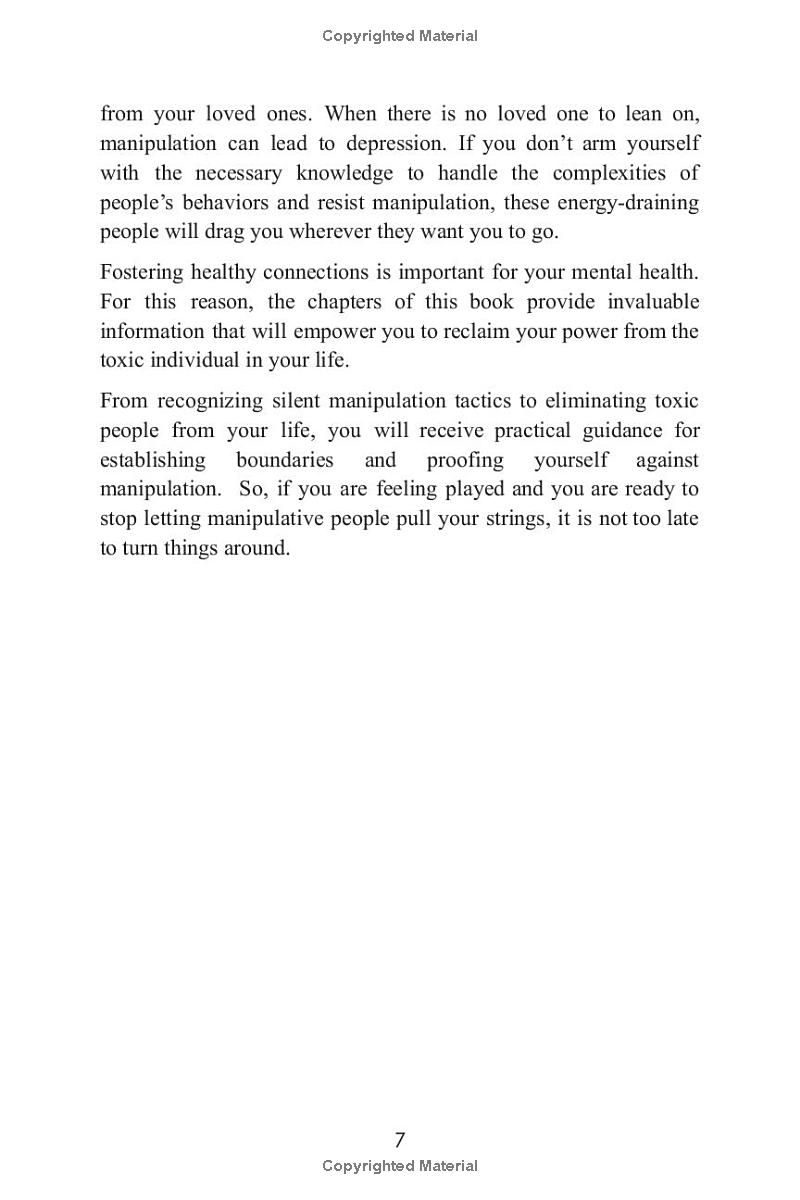 The Shadow Influencers: How to Recognize Silent Manipulation Tactics, Resist Them, and Eliminate Toxic People From Your Life.