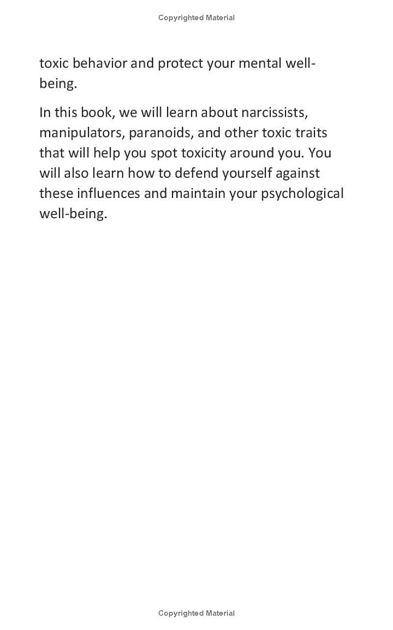 Escape Toxic People: Strategies to Identify and Deal with Narcissists, Manipulators, and Other Toxic Personalities