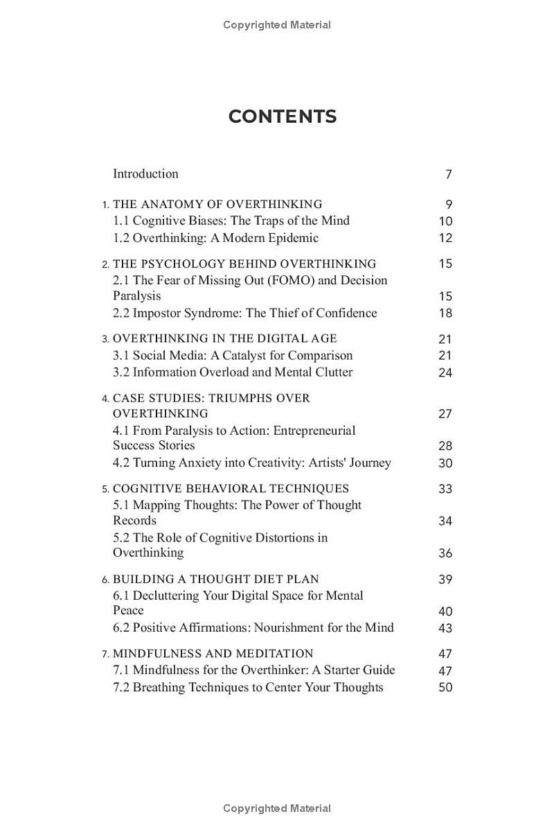 Overthinking By An Overthinker: Avoid Stalling in Productivity While Spinning in Thought, Being Extraordinarily Present, Help Minimize Suffering From FOMO & Overwhelm In Order to Live a Life You Love
