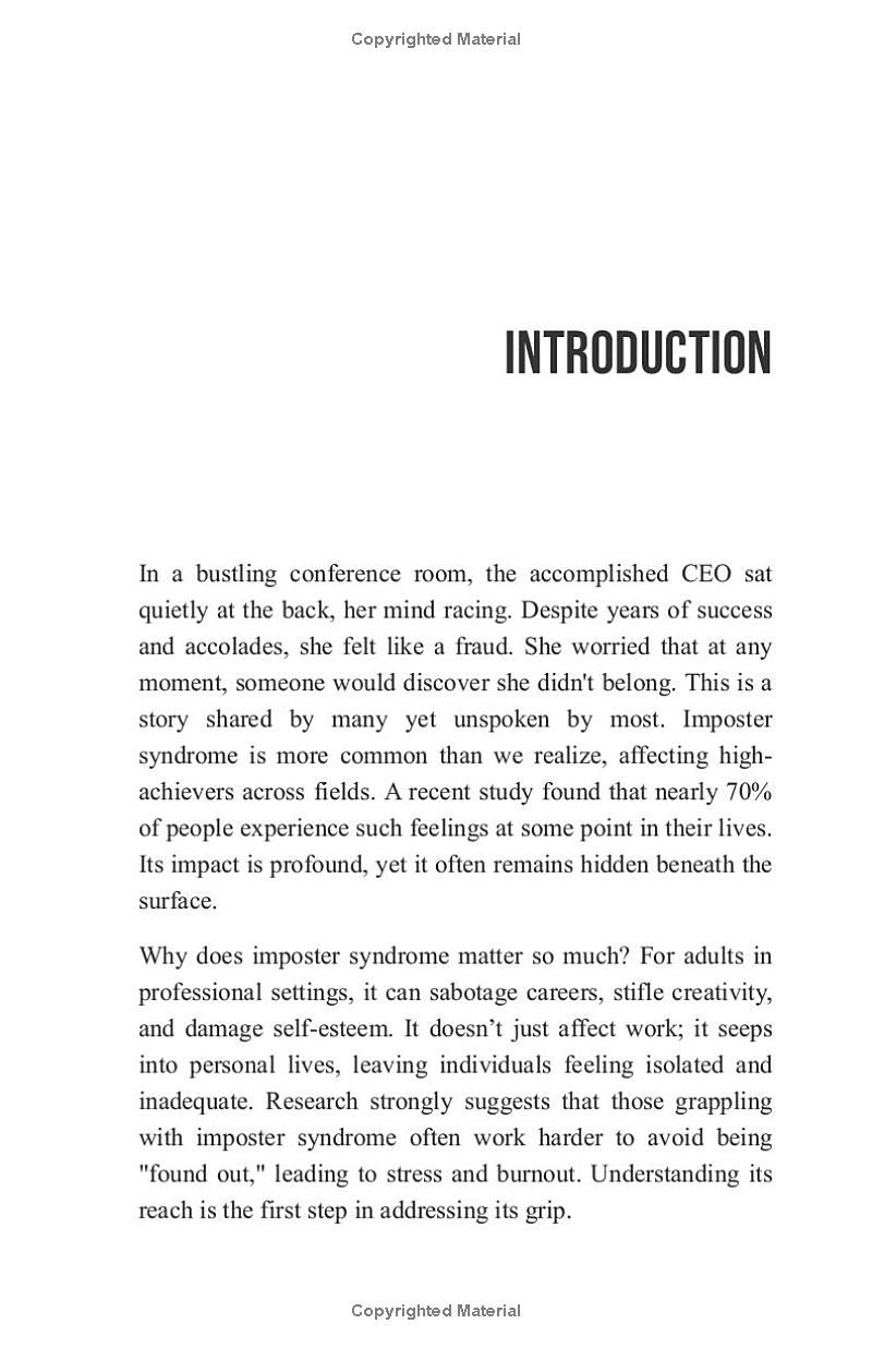 Overcoming Imposter Syndrome: Stop Overthinking, Release Self-Doubt And Anxiety, And Embrace Who You Truly Are, Realize That You Are GOOD Enough