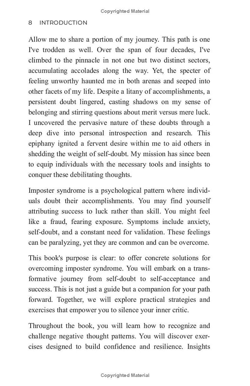 Overcoming Imposter Syndrome: Stop Overthinking, Release Self-Doubt And Anxiety, And Embrace Who You Truly Are, Realize That You Are GOOD Enough