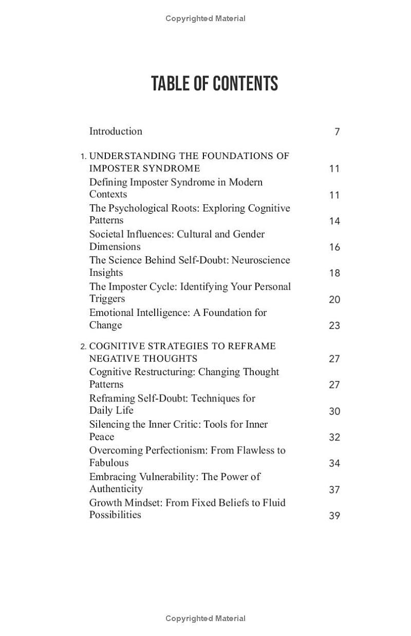 Overcoming Imposter Syndrome: Stop Overthinking, Release Self-Doubt And Anxiety, And Embrace Who You Truly Are, Realize That You Are GOOD Enough