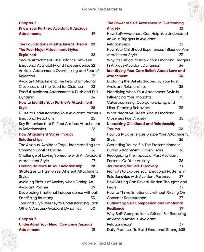 Decoding avoidant and anxious attachment: An Essential Guide to End Overthinking, Decode Your Partners Brain, Conquer Relationship Anxiety and Transform from Clingy to Confident.