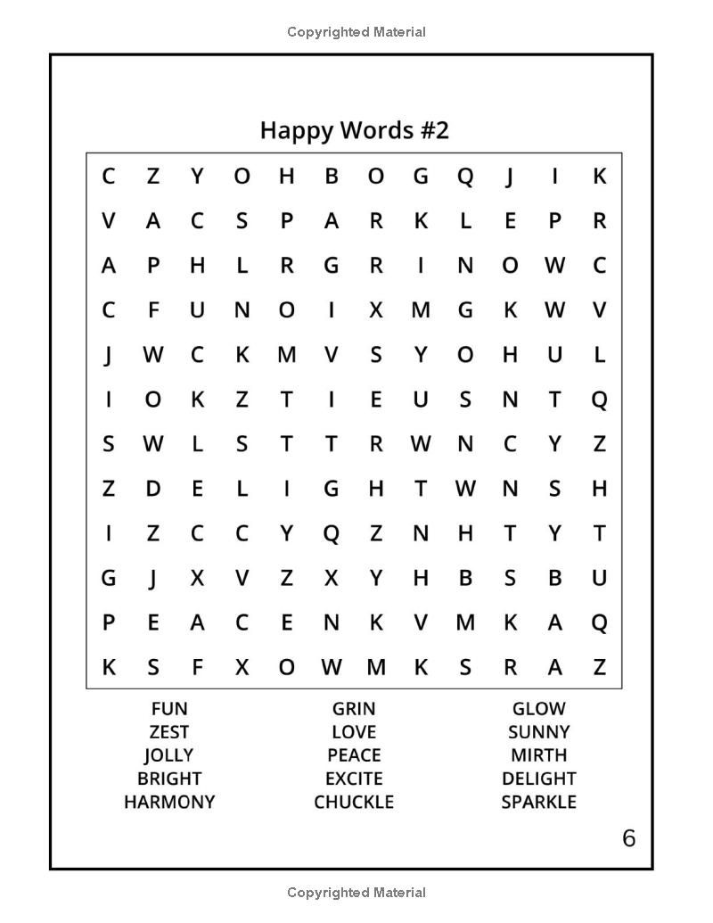 Joyful Mixed Puzzles: Large Print Word Games, Sudoku, and Brain Boosters for Relaxation and Inspiration