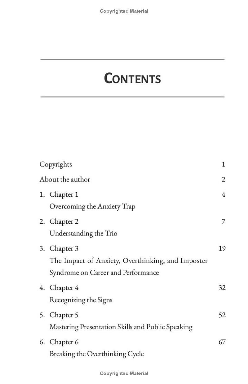 Overcoming the Anxiety Trap: Conquering Overthinking and Imposter Syndrome for Career Success (Emotional Intelligence for the Workplace)