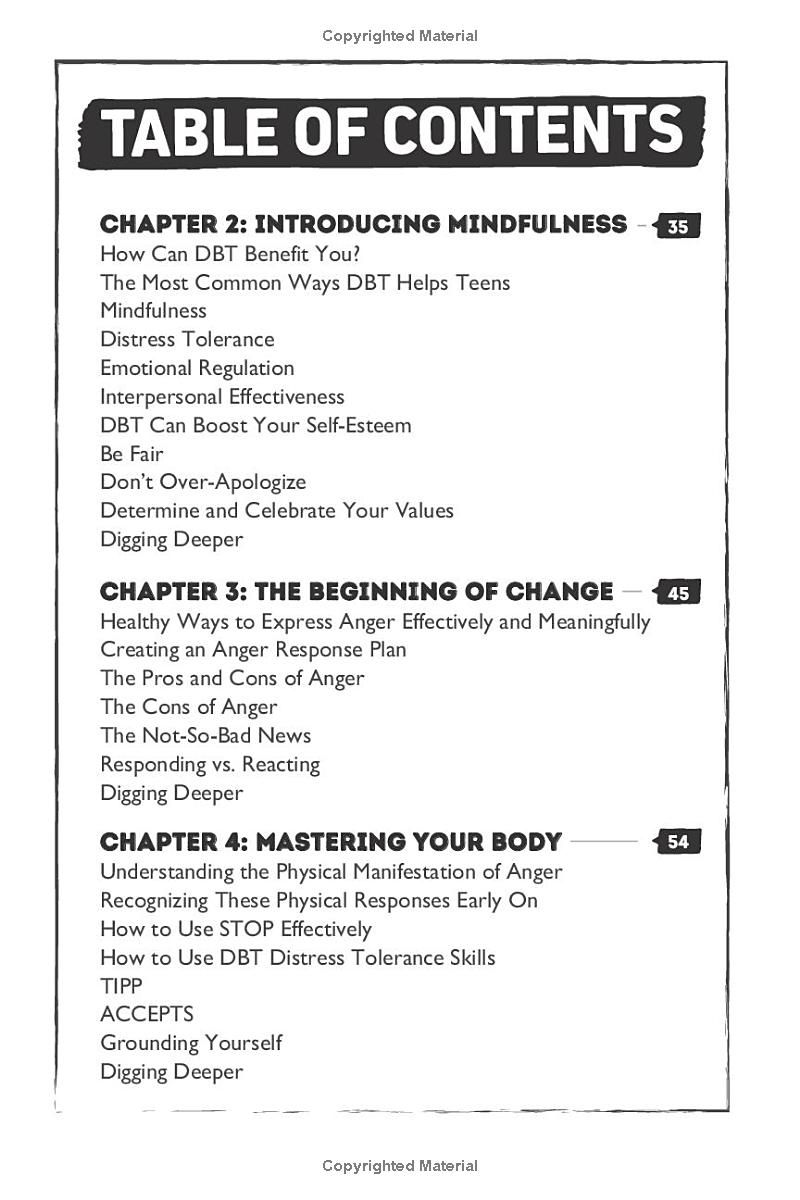 The DBT Skills Workbook For Teens (3 in 1): A Complete Guide For Helping Teens With Anger Management, Developing Mindfulness, Coping with Anxiety, and ... - Regulation Skills (Coping Skills Mastery)