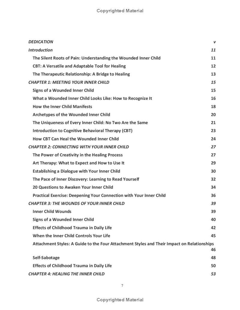 Healing Your Wounded Inner Child: A Workbook for Overcoming Childhood Abuse, Neglect, and Trauma with Practical Cognitive Behavioral Therapy (CBT) Exercises to Rediscover Inner Peace