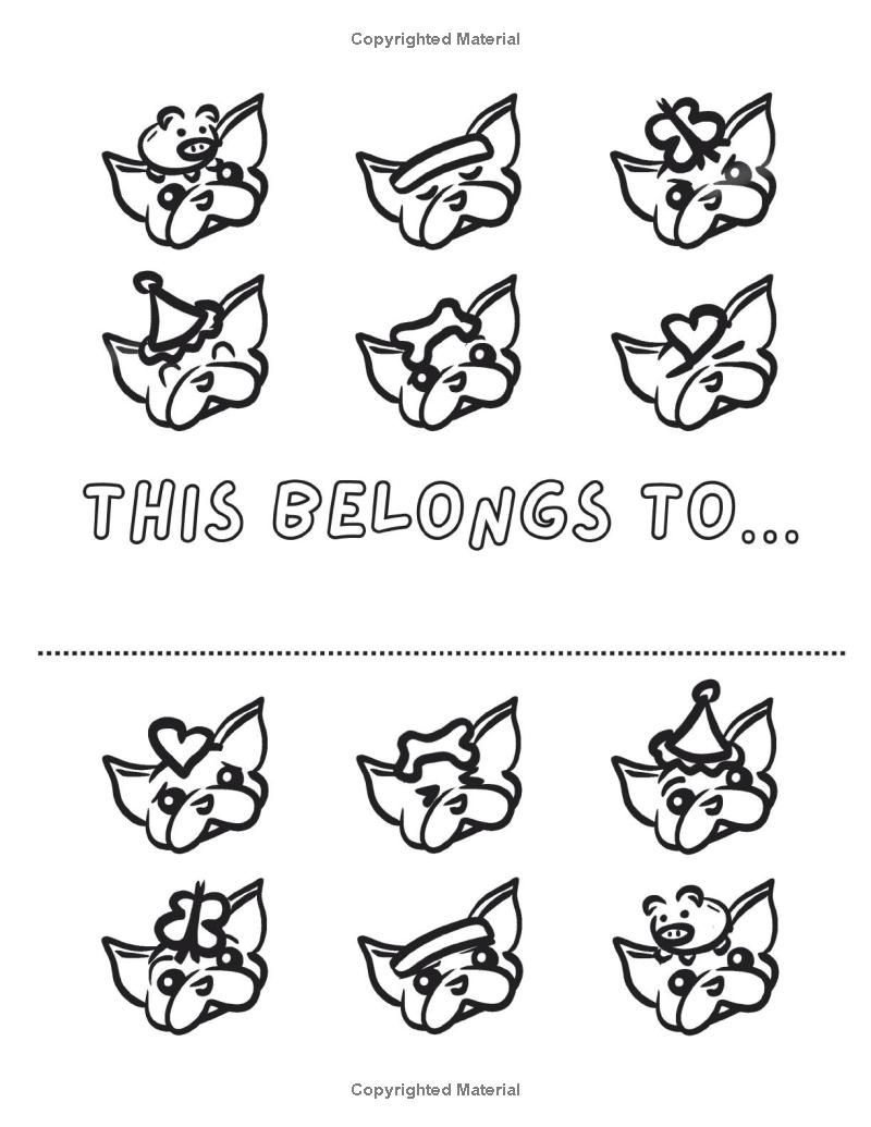 Frenchie Resolutions Coloring Book: New Years Themed, Cute and Simple French Bulldog Designs for Kids and Adults (Winnie the Frenchie Coloring)