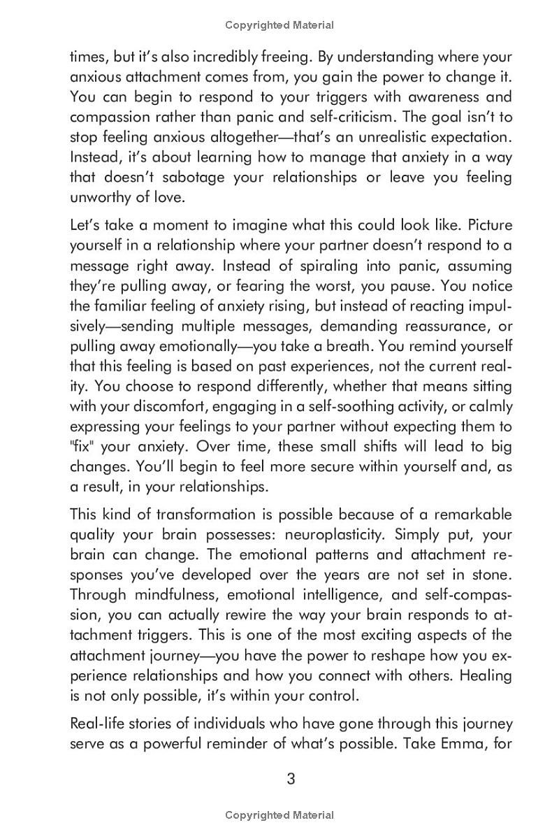 Anxious Attachment Recovery: How Mindfulness, Self-Love, and Emotional Intelligence Can Rewire Your Brain for Healthy, Lasting Relationships