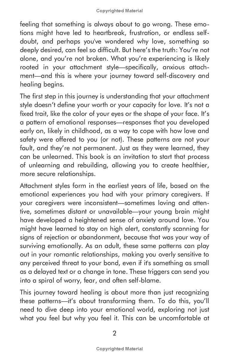 Anxious Attachment Recovery: How Mindfulness, Self-Love, and Emotional Intelligence Can Rewire Your Brain for Healthy, Lasting Relationships