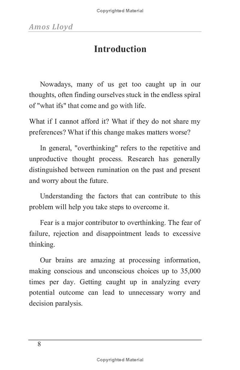 Soothing the Mental Storm: The Ultimate Guide to Breaking Free from the Cage of Excessive Thinking. New Techniques and Practical Tips for Self-Improvement to Free the Mind and Return to Peaceful Life