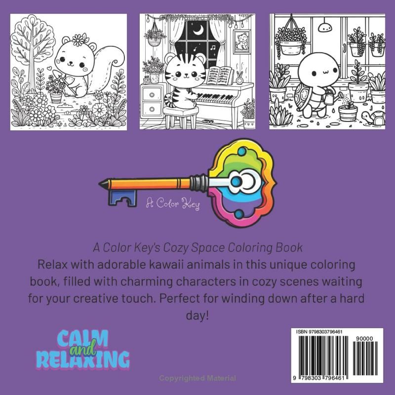 Color Keys Calm Colors Coloring Book: A Relaxing Journey to Peaceful Feelings