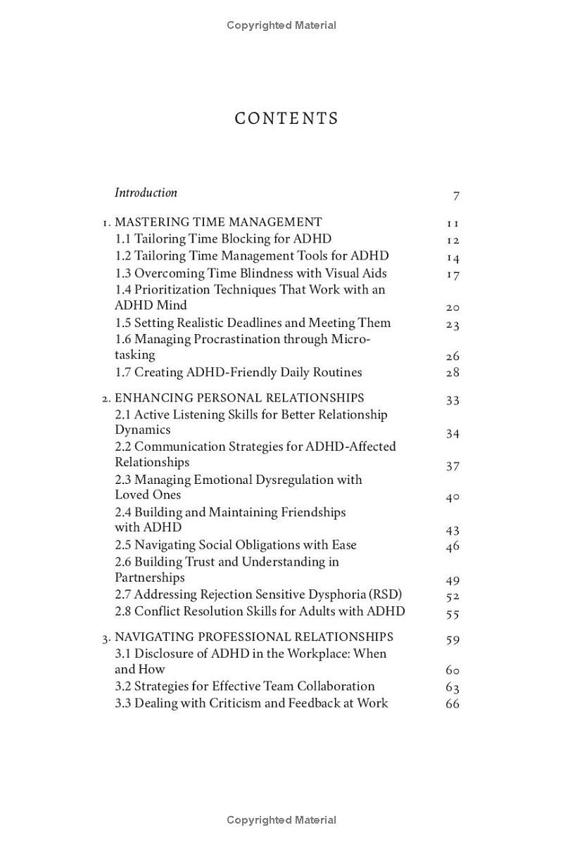 ADULT ADHD SURVIVAL TOOLS: EMPOWERING STRATEGIES TO MANAGE TIME, MAINTAIN PERSONAL AND PROFESSIONAL RELATIONSHIPS, RESOLVE WORKPLACE CHALLENGES, AND USE DAILY DECISION-MAKING FRAMEWORKS