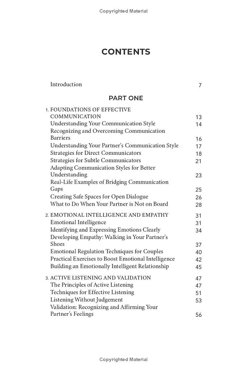 COMMUNICATION SKILLS FOR COUPLES MADE SIMPLE: 7-STEP WORKBOOK TO BUILD TRUST, RESOLVE CONFLICTS, MASTER ACTIVE LISTENING, AND CREATE A FULFILLING RELATIONSHIP IN JUST 10 MINUTES A DAY