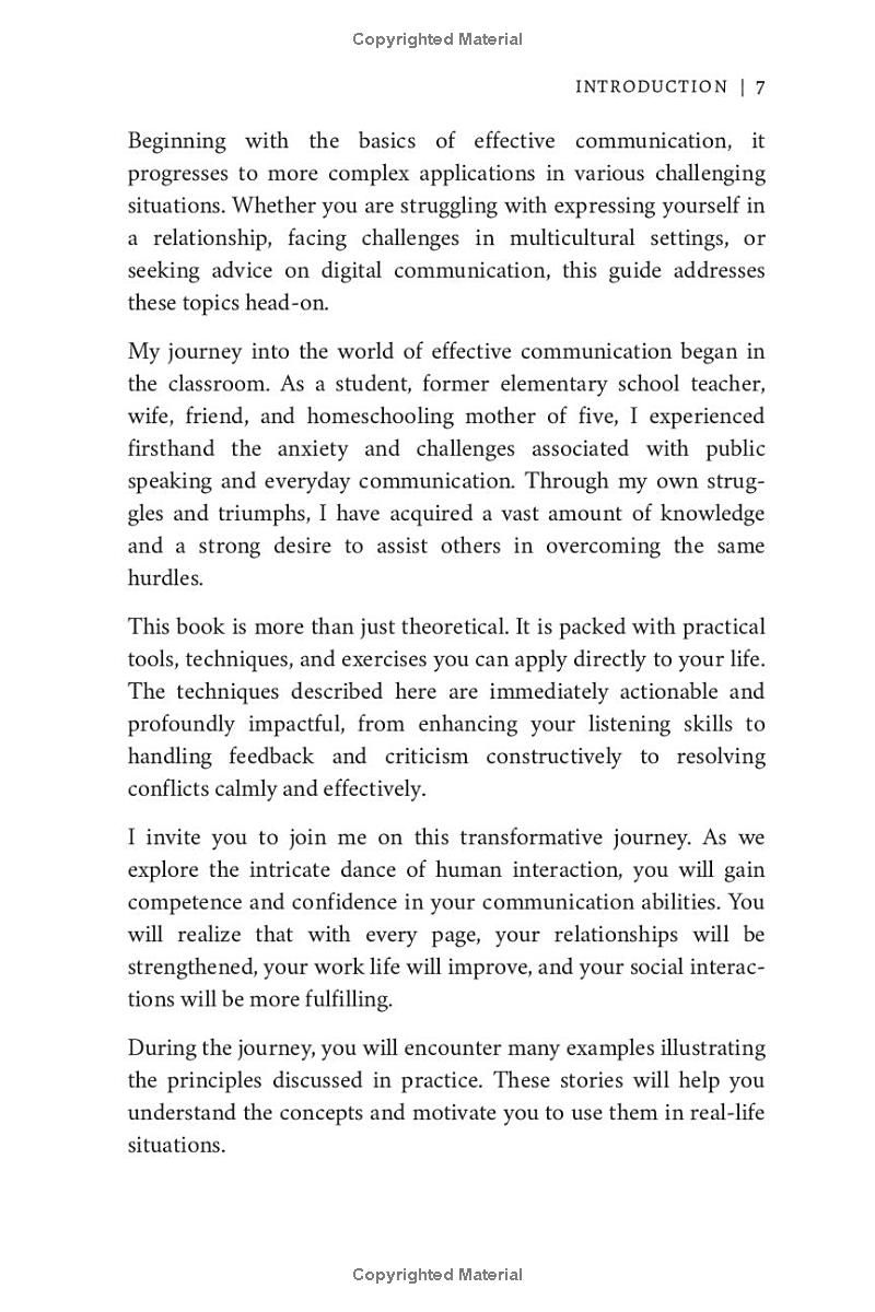 Your Guide to Effective Communication: Practical Tools for Everyday Interactions that will Gain Trust, Enhance Respect, and Deepen Understanding in Any Social Setting