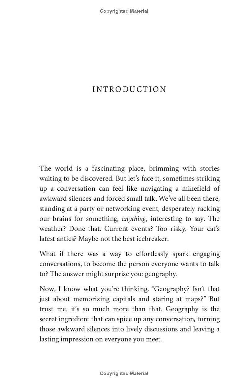 Talk of the Party: 101 Geographical Facts: Become the Life of Any Social Event With Facts That Intrigue, Ignite Conversations, and Make You Unforgettable