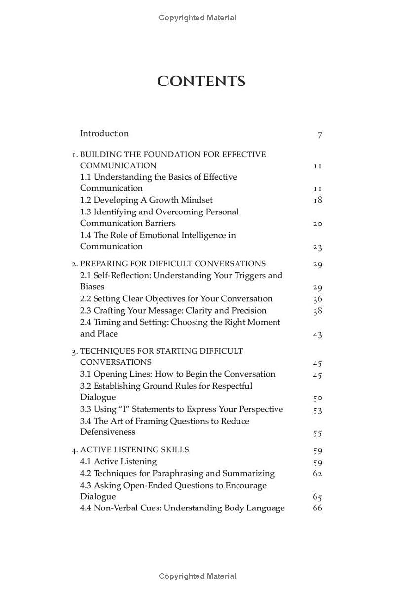 Difficult Conversations Made Easy: Master Effective Communication with Proven Conflict Resolution Strategies to Increase Confidence, Navigate Difficult Conversations, and Stren