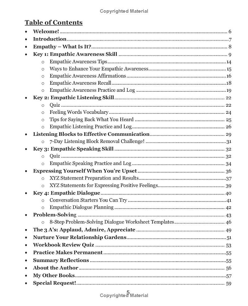 Official Workbook: Companion to the Book: 4 Essential Keys to Effective Communication in Love, Life, Work--Anywhere! Including Exercises and Worksheets