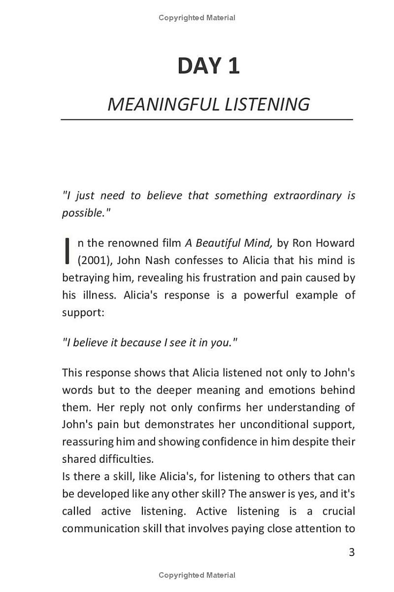 Active Listening Refined in 5 Days: Active Listening Skills, a Practical Approach to Improve Understanding and Better Connect with Others (Communication Skills Mastery Series)