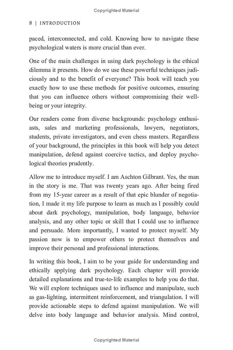 The Light In Dark Psychology: Quickly Learn & Apply Ethical Manipulation Methods, Defense Tactics, and Behavior Analysis to Gain Social Influence, Advance Your Career, and Strengthen Relationships