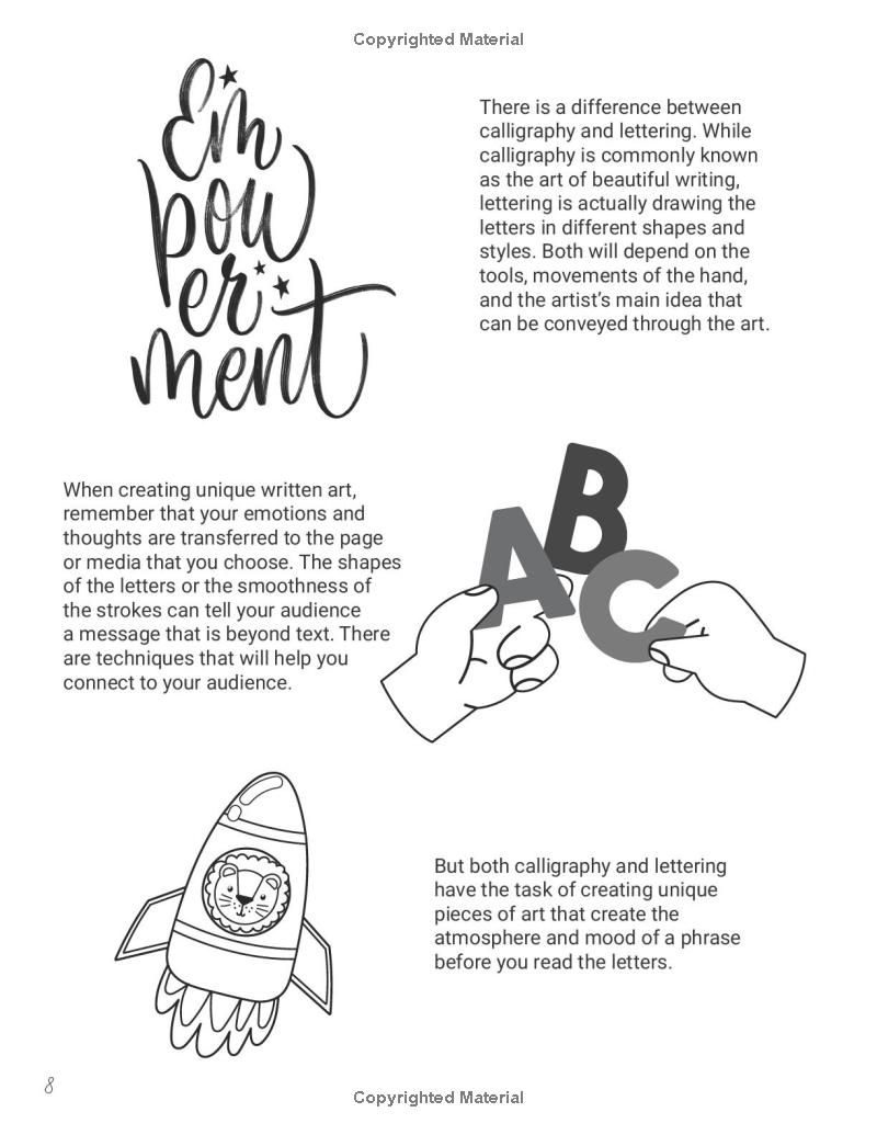 Letters of Empowerment: A Journey of Self-Discovery Through Lettering, Coloring, and Personal Growth Projects (Emotions in Letters and Colors)