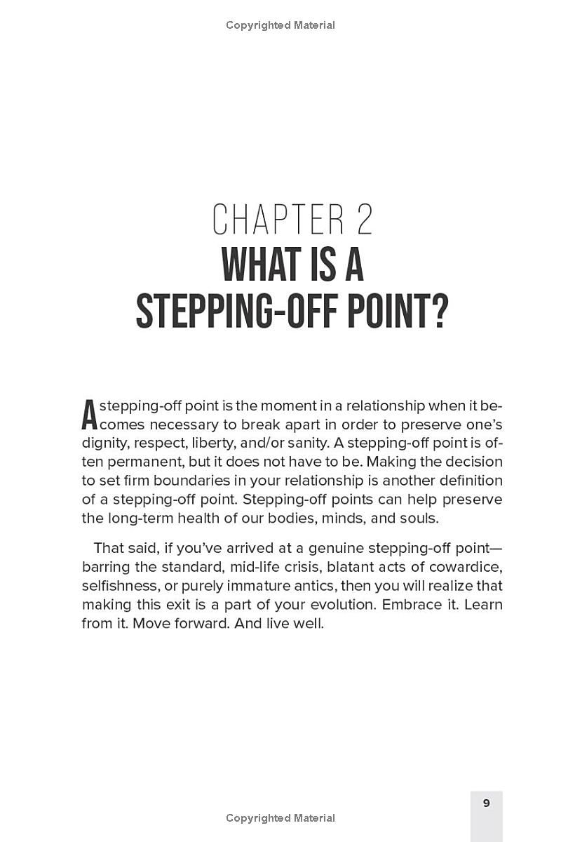 The Stepping- Off Point: The Power of Creating a Healing Exit