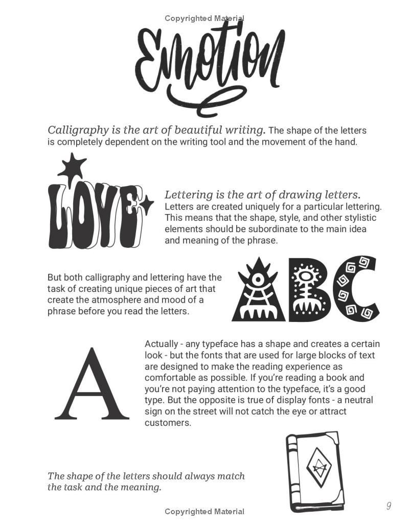 Letters of Love: A Heartfelt Journey Through Hand-Lettering, Coloring, and Meaningful Reflections (Emotions in Letters and Colors)