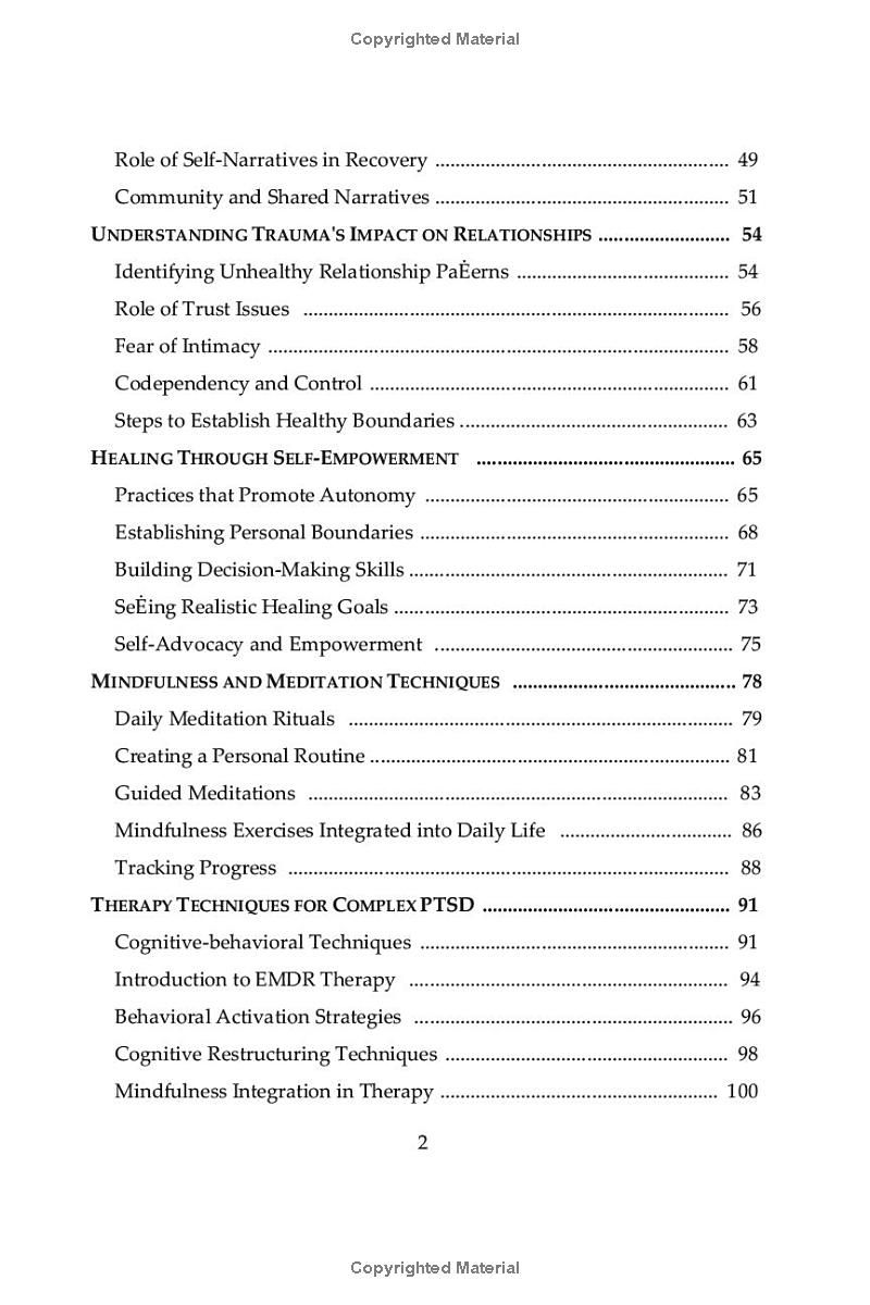 The Complex PTSD Recovery Guide: Empowering Strategies to Manage Trauma, Build Trust and Support Emotional Well-being