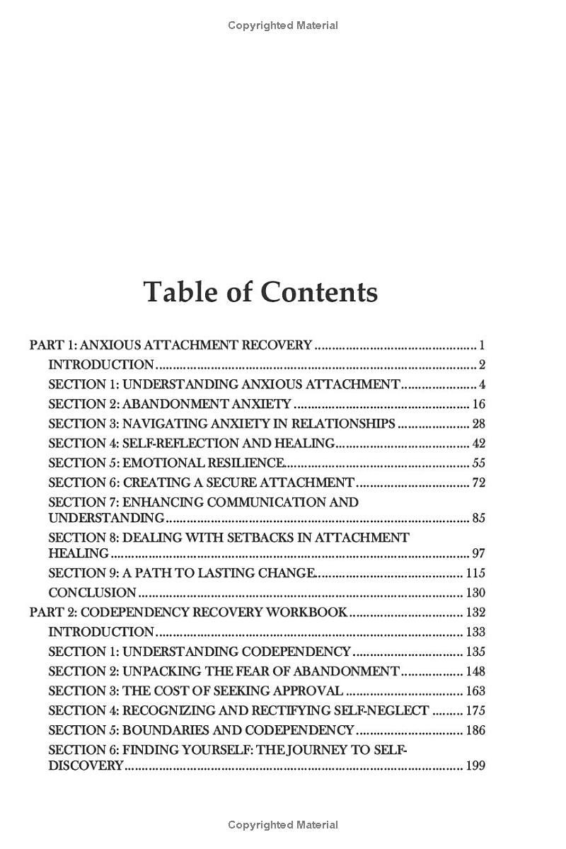 Anxious Attachment and Codependency Recovery: Break Free from Fear, Find Emotional Healing, and Build Lasting, Fulfilling Relationships (Self-Development)