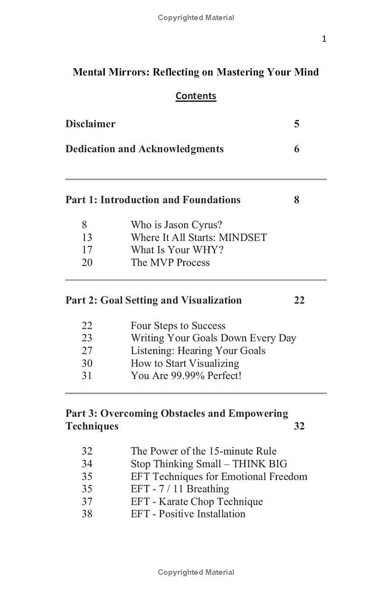 Mental Mirrors: Reflecting On Mastering Your Mind