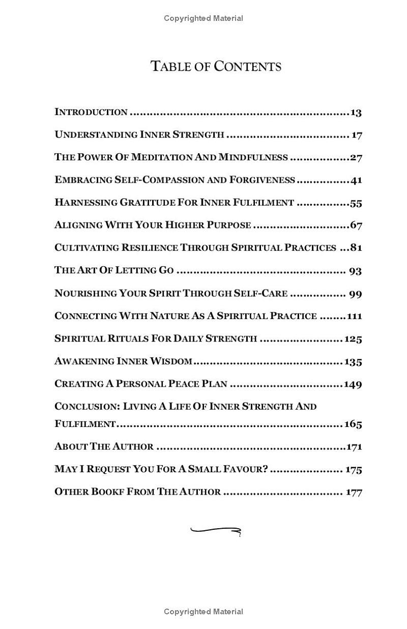 Awaken Your Inner Strength: Unlock the boundless potential, Discover Resilience, Practice Peace, and Lead a purposeful life. (Spirituality and self care)