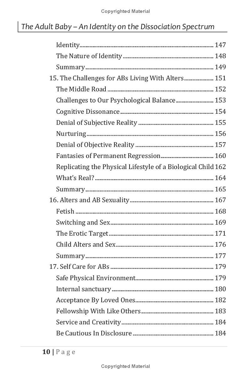 The Adult Baby (Diaper Version): An identity on the dissociation spectrum