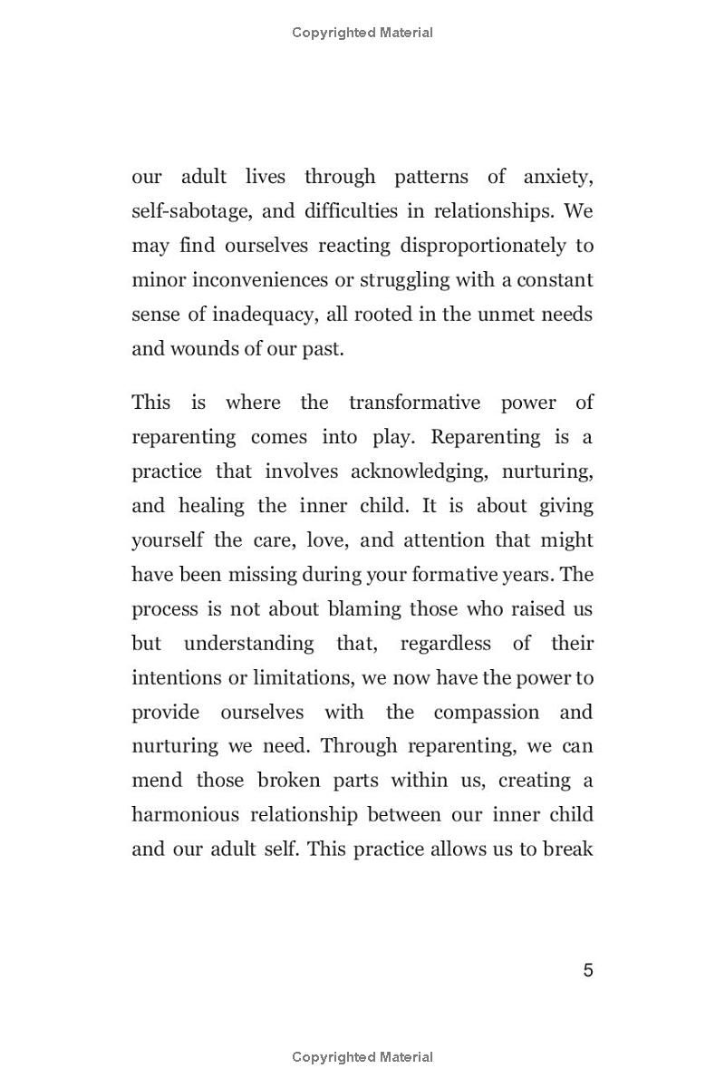 AWAKENING THE INNER CHILD: From Wounds to Wholeness: Transformative Techniques to Reparent, Heal, and Embrace Your Authentic Self (wholesome and victorious living)