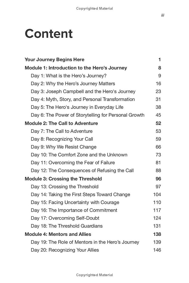 Your Call: The Guide to Your Heros Journey