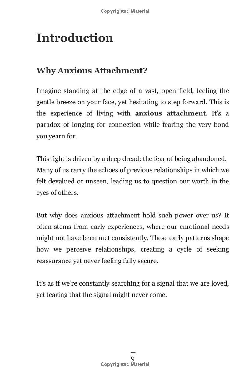 Anxious Attachment Recovery: Break Free from Relationship Anxiety and Insecurity to Build Deep Connections by Healing Your Inner Child and Reclaiming Self-Confidence