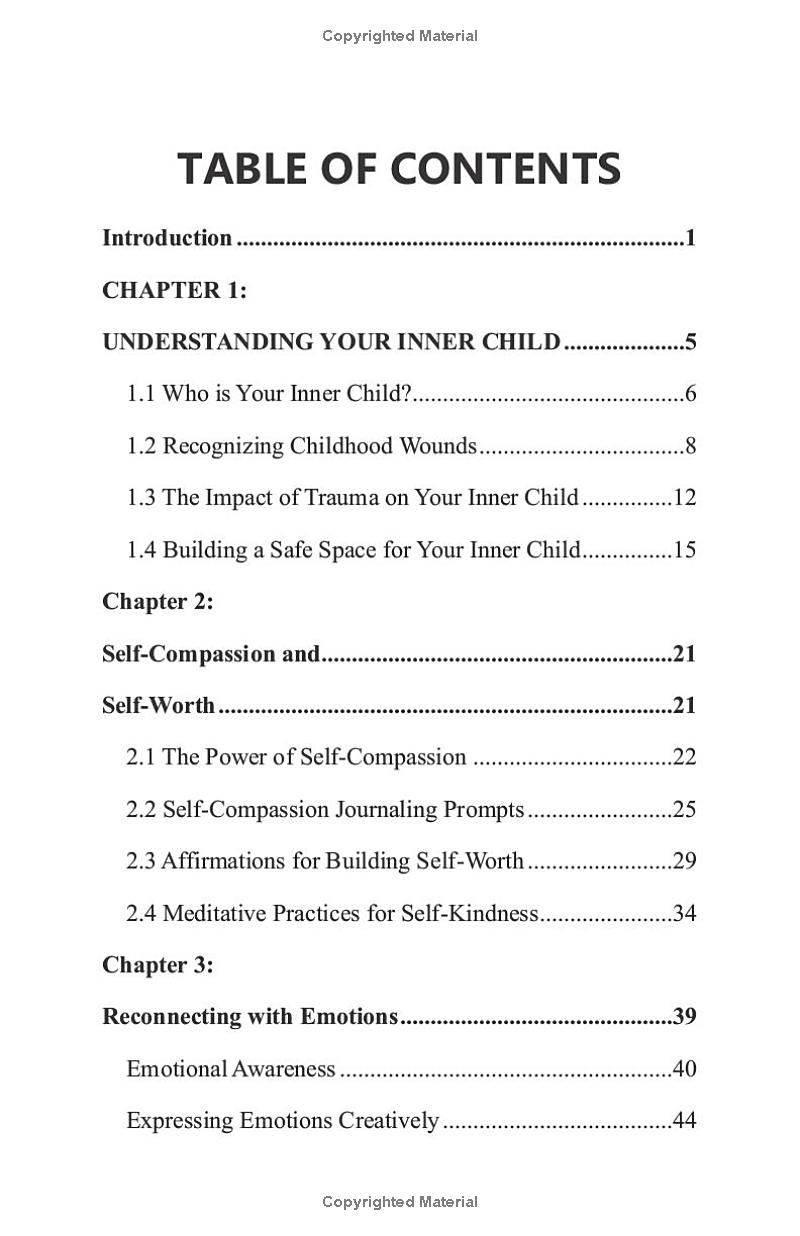 Heal Your Inner Child: A Step-By-Step Workbook With Prompts, Exercises, Strategies, And Coping Mechanisms To Heal Childhood Trauma, Trust Issues, And Emotional Dysregulation