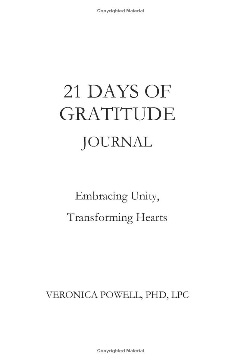 21 Days of Gratitude: Embracing Unity, Transforming Hearts