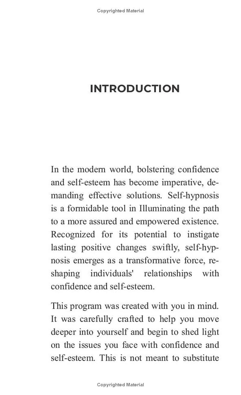 Self-Hypnosis for Boosting Confidence & Self-Esteem: Powerful Self-Growth with Hypnotherapy Strategies Self-Improvement and Subliminal Techniques for ... Lasting Success (Self-Hypnosis Scripts)