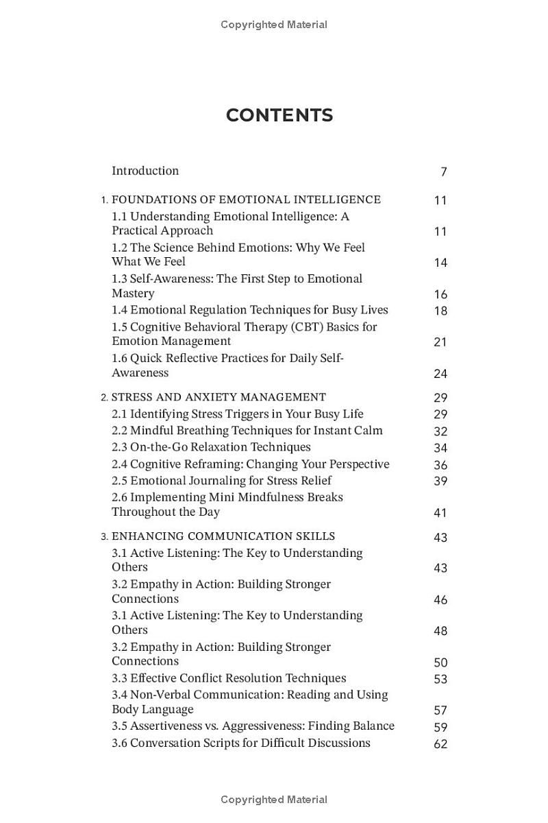 Emotional Intelligence Hacks for Busy People: Master Self-Regulation for Success and Happiness in Minutes a Day