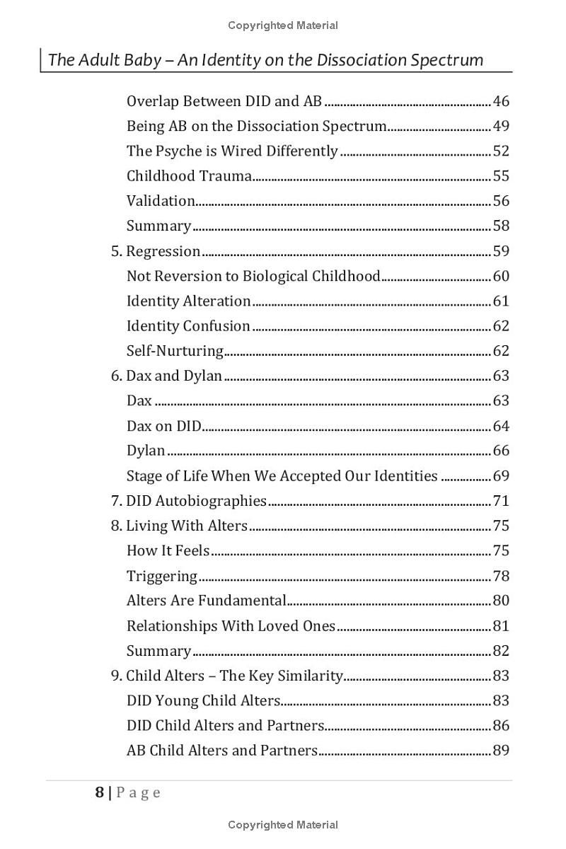 The Adult Baby (Diaper Version): An identity on the dissociation spectrum