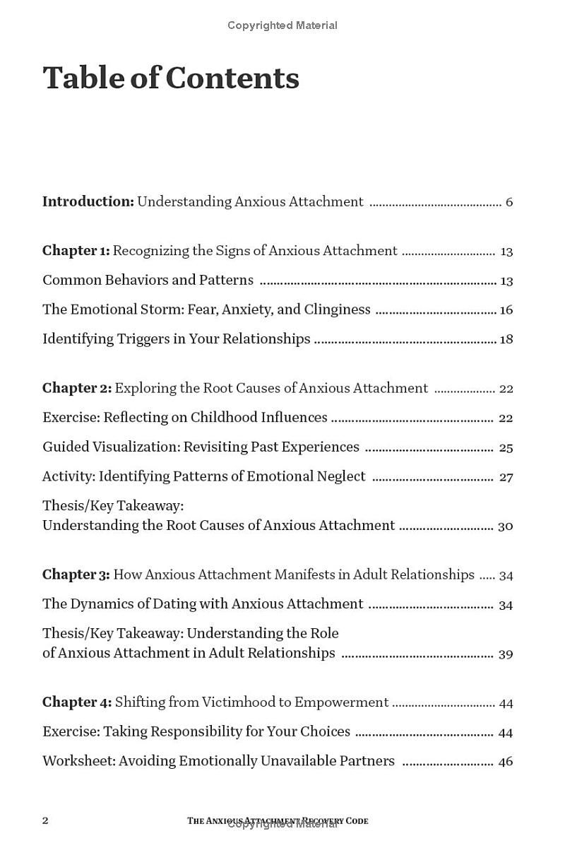 The Anxious Attachment Recovery Code: Overcoming Emotional Insecurity, Rewiring, and Inner Work to Finally Build Secure Relationships | Understand ... Red Flags Early with Practical Workbook